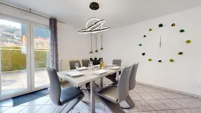Plan de l'établissement Chez Ludivine - Maison avec Terrasse et Parking