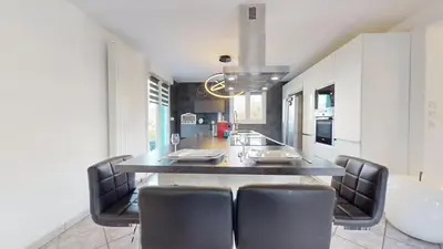 Coin salon dans l'établissement Chez Ludivine - Maison avec Terrasse et Parking