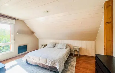 Un ou plusieurs lits dans un hébergement de l'établissement Awesome Home In Labaroche