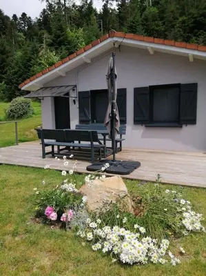 Jardin de l'établissement La Maison Bleue