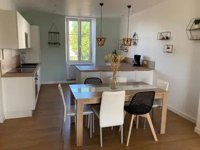 Cuisine ou kitchenette dans l'établissement LES 3 MARMOTS