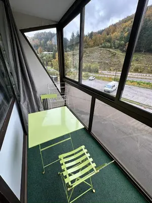 Vue générale sur la montagne ou vue sur la montagne depuis l'appartement