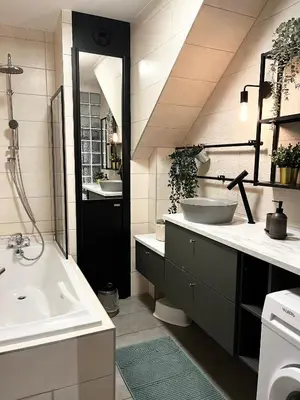 Salle de bains dans l'établissement Cocon d'Alsace