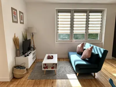 Télévision ou salle de divertissement dans l'établissement Gîte Le Bredala