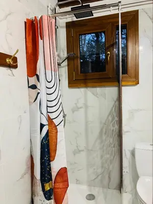Salle de bains dans l'établissement Au p’tit paradis