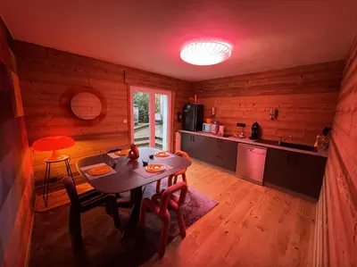 Cuisine ou kitchenette dans l'établissement L'ANNEXE