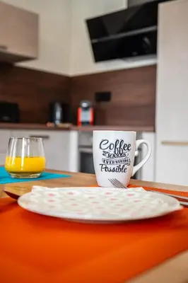 Plateau bouilloire dans l'établissement Le 24-GregIMMO-Appart'Hôtel