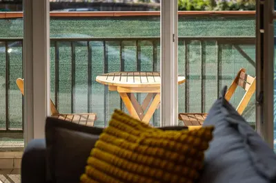 Coin salon dans l'établissement Le 24-GregIMMO-Appart'Hôtel