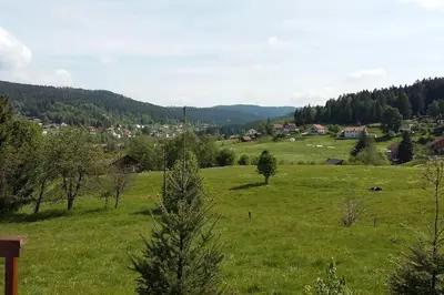 Paysage naturel près de le chalet