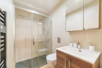 Salle de bains dans l'établissement Le Cœur de Theinheim