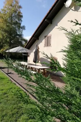 Jardin de l'établissement Gentiane fermette hautes vosges