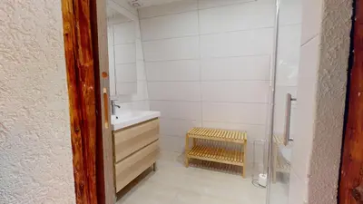 Salle de bains dans l'établissement La balade de Molly