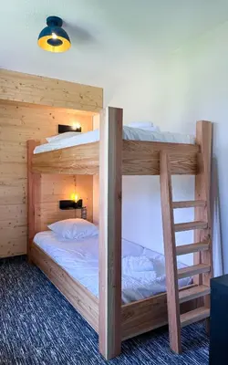 Un ou plusieurs lits dans un hébergement de l'établissement Le Motel du Gaschney