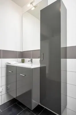 Cuisine ou kitchenette dans l'établissement Le 10-GregIMMO-Appart'Hôtel