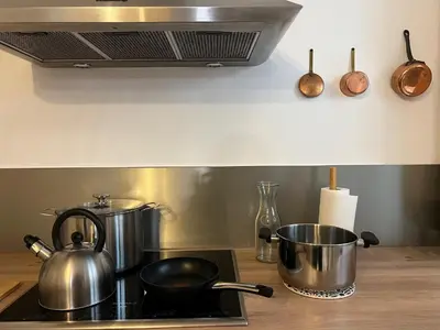 Cuisine ou kitchenette dans l'établissement Gite See You Soon - Maison de ville Roots