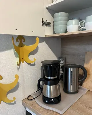 Cuisine ou kitchenette dans l'établissement Studio entre forêt et vignoble !