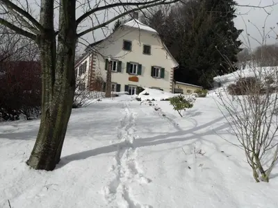 L'établissement Maison avec salle de jeux et parking privé à Orbey - FR-1-744-25 en hiver