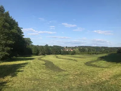 Paysage naturel près de la maison de vacances