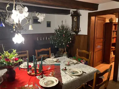 Plan de l'établissement Gîte alsacien rénové avec jardin près de la Suisse et de l'Allemagne, idéal pour familles et amis - FR-1-744-29