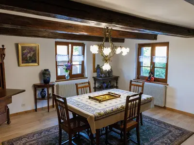 Plan de l'établissement Gîte alsacien rénové avec jardin près de la Suisse et de l'Allemagne, idéal pour familles et amis - FR-1-744-29
