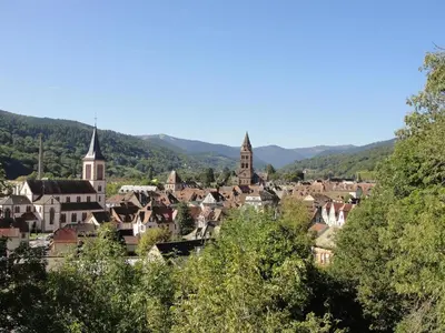 Vue générale sur la montagne ou vue sur la montagne depuis l'appartement