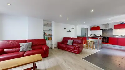 Cuisine ou kitchenette dans l'établissement Le Roesselmann 1 parking