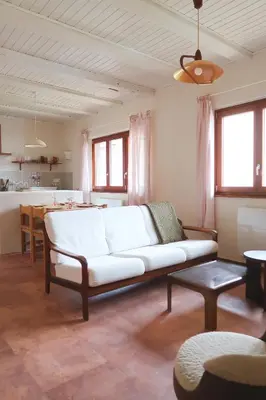 Coin salon dans l'établissement Appartement cosy sur la route des vins d'Alsace