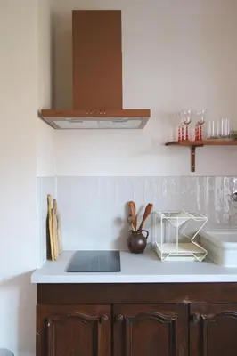 Cuisine ou kitchenette dans l'établissement Appartement cosy sur la route des vins d'Alsace