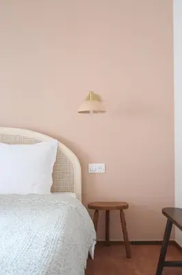 Un ou plusieurs lits dans un hébergement de l'établissement Appartement cosy sur la route des vins d'Alsace
