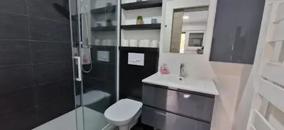 Salle de bains dans l'établissement au petit canal de Colmar 3
