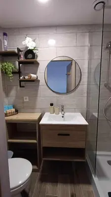 Salle de bains dans l'établissement Aux Portes de la Petite Venise
