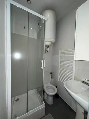 Salle de bains dans l'établissement Le 11 - Joli F2 rénové, Mulhouse centre - stationnement gratuit