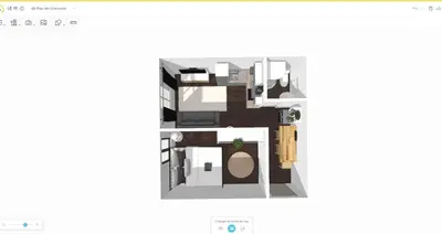Cuisine ou kitchenette dans l'établissement Le 11 - Joli F2 rénové, Mulhouse centre - stationnement gratuit