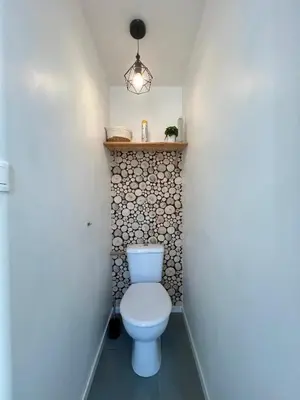 Salle de bains dans l'établissement Grand apt La Bresse 6 a 8 pers centre et pistes proches