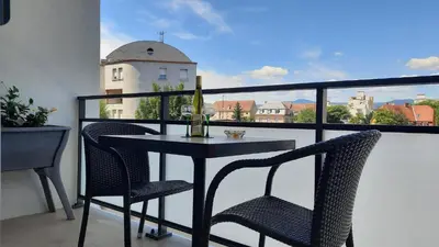 Balcon ou terrasse dans l'établissement Chez Alice