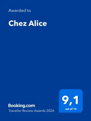 Certificat, récompense, panneau ou autre document affiché dans l'établissement Chez Alice