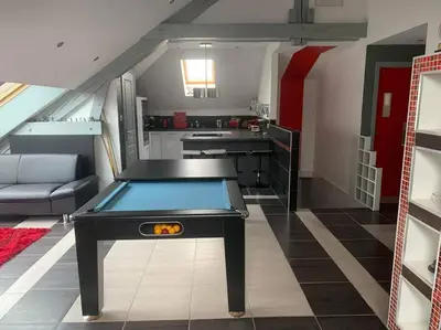 Cuisine ou kitchenette dans l'établissement Appartement moderne
