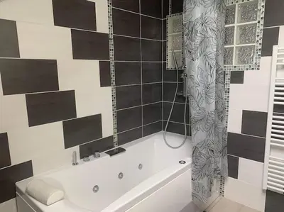Salle de bains dans l'établissement Appartement moderne