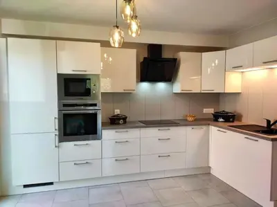 Cuisine ou kitchenette dans l'établissement Maison individuelle, 10 minutes de Colmar 4 chambres - 8 personnes - 2 sdb