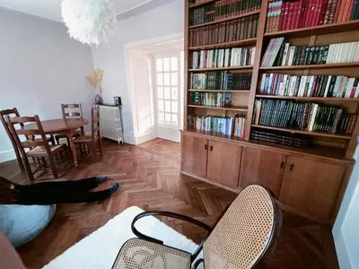 Bibliothèque dans le B&B/chambre d'hôtes