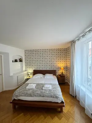 Un ou plusieurs lits dans un hébergement de l'établissement Appartement de Standing Hypercentre