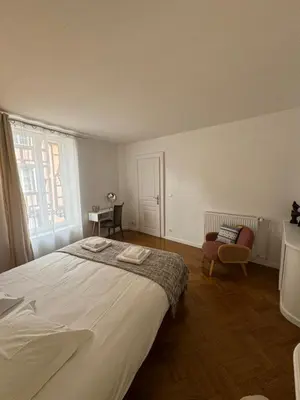 Un ou plusieurs lits dans un hébergement de l'établissement Appartement de Standing Hypercentre