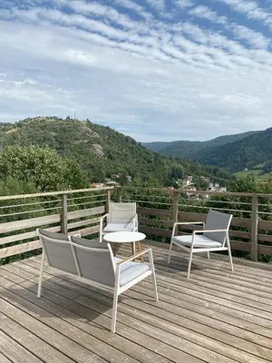 Paysage naturel près de la maison de vacances
