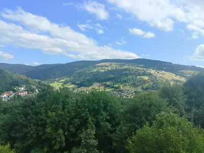 Paysage naturel près de la maison de vacances