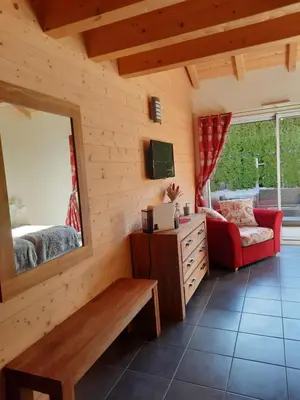 Télévision ou salle de divertissement dans l'établissement Au Cœur des Lacs - Chambres d'hôtes