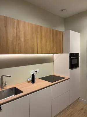 Cuisine ou kitchenette dans l'établissement Les chambres de la Villa Oberlin