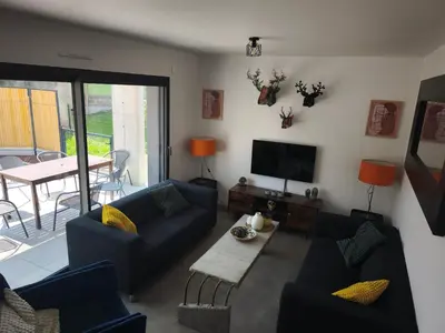 Coin salon dans l'établissement Près colmar 6