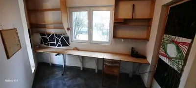 Cuisine ou kitchenette dans l'établissement Le refuge aux Papillons