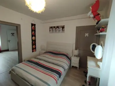 Un ou plusieurs lits dans un hébergement de l'établissement Charmant appartement de 3 pièces, Colmar