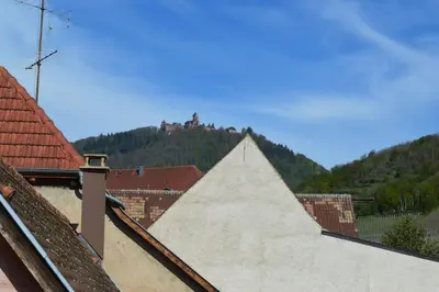 Vue générale sur la montagne ou vue sur la montagne depuis la maison de vacances